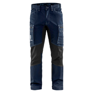 Service trousers with stretch panels Navy/Black 5951048-14 фото