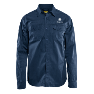 Twill shirt Navy blue - long sleeve 5951044-01 фото